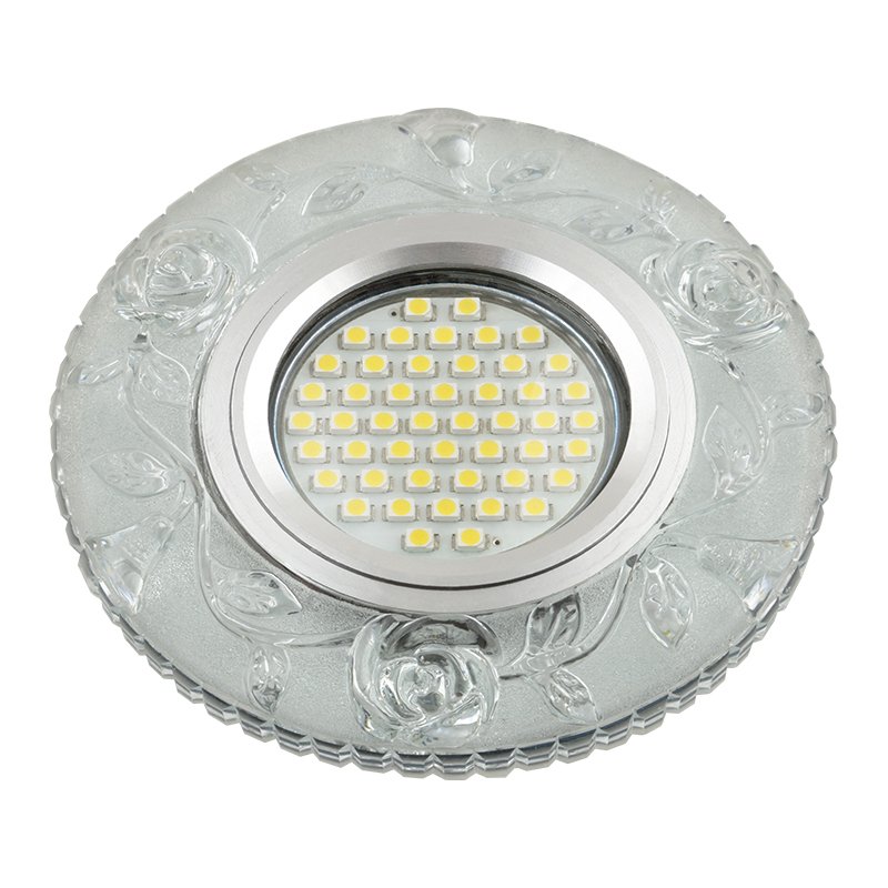 DLS-L150 GU5.3 GLASSY/CLEAR Светильник декоративный встраиваемый, серия Luciole. Без лампы, цоколь G DLS-L150 GU5.3 GLASSY/CLEAR Светильник декоративный встраиваемый, серия Luciole. Без лампы, цоколь G