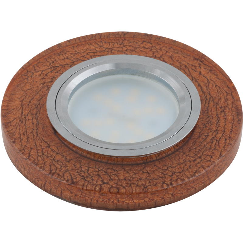 DLS-L104 GU5.3 CHROME/BROWN Светильник декоративный встраиваемый, серия Luciole. Без лампы, GU5.3. DLS-L104 GU5.3 CHROME/BROWN Светильник декоративный встраиваемый, серия Luciole. Без лампы, GU5.3.