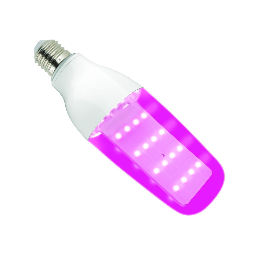 LED-B82-12W/SPBR/E27/CL PLP33WH Лампа светодиодная для растений. Форма «DOUBLESIDE», прозрачная. Спе